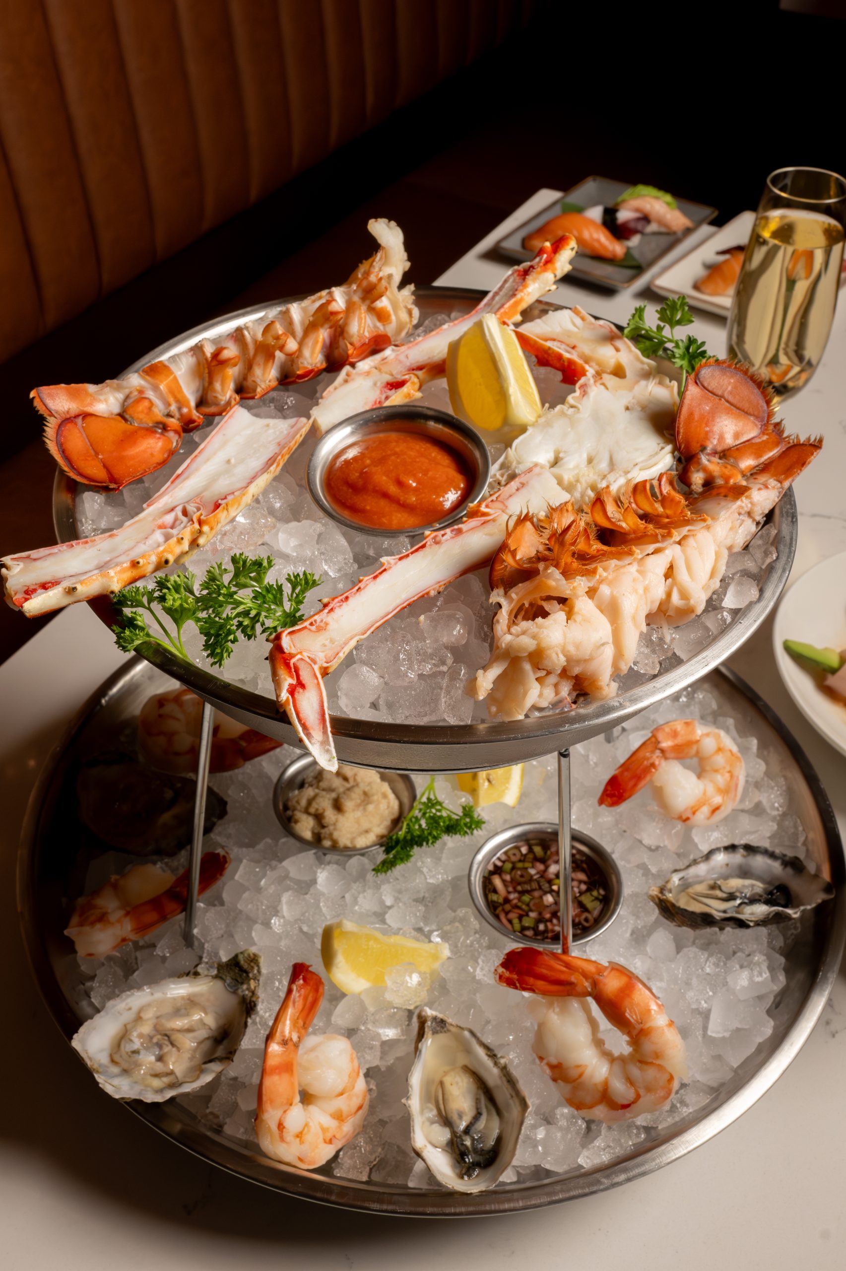 Seafood tower at Tiburon